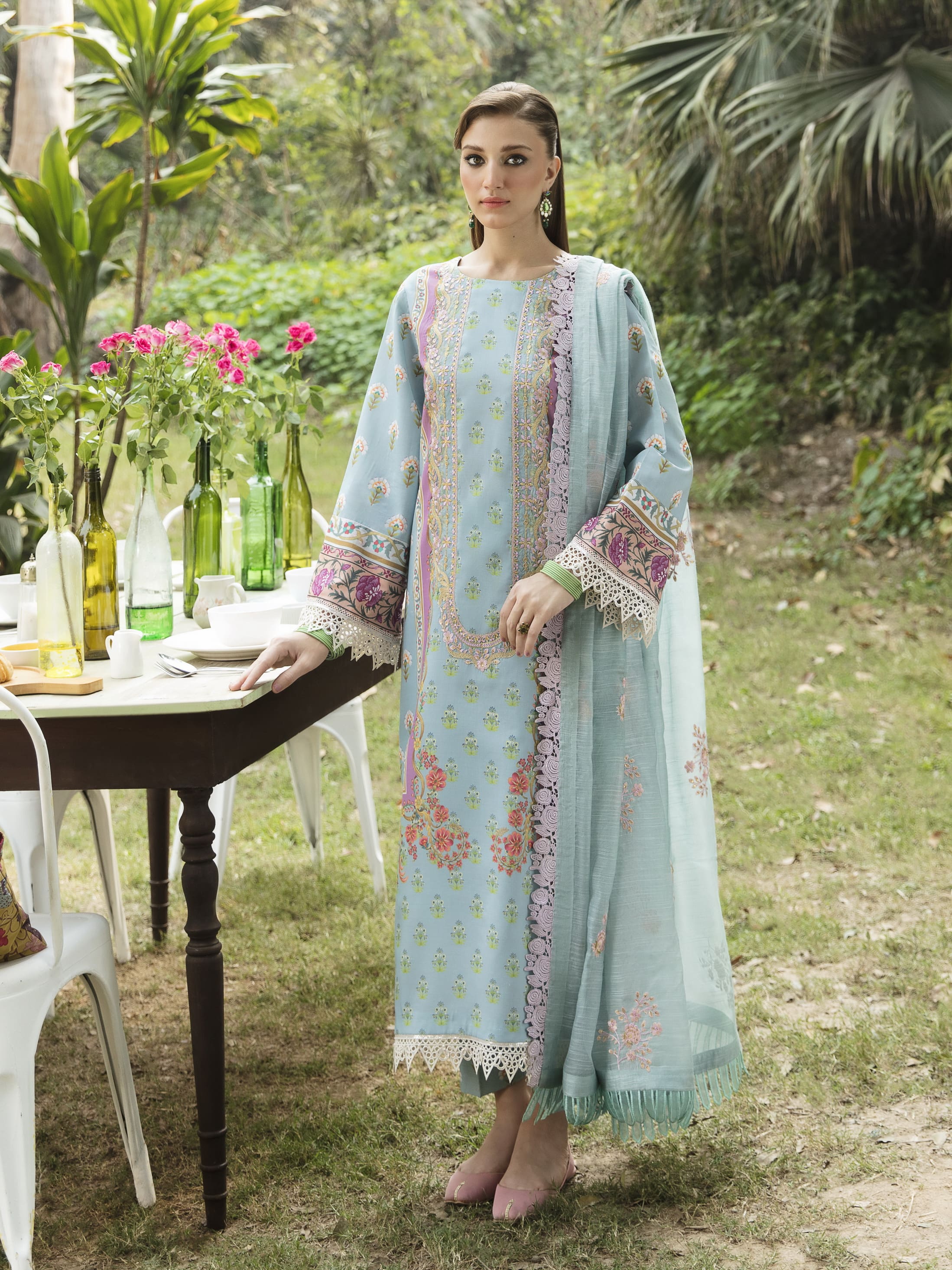 Ayzel by Afrozeh Bahaar Luxury Lawn Unstitched