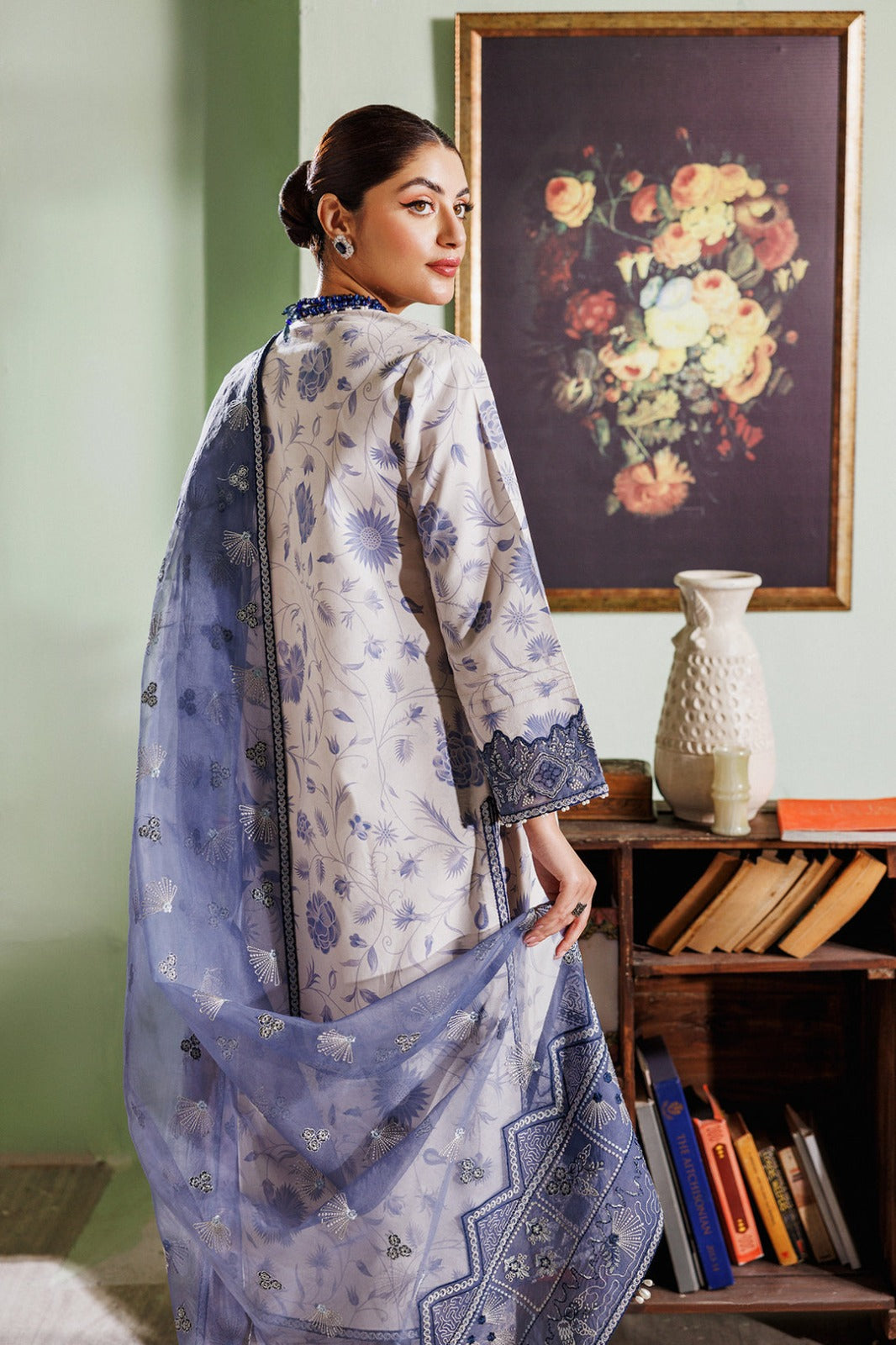 AF-EPL-7019-SHAM Maahi Vol 2 - Embroidered Printed